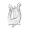Overview of the Novelty Silver Mounted Lyre Decanter