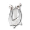 Overview of the Novelty Silver Mounted Lyre Decanter
