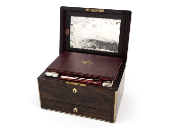 Rosewood Vanity Box mirror