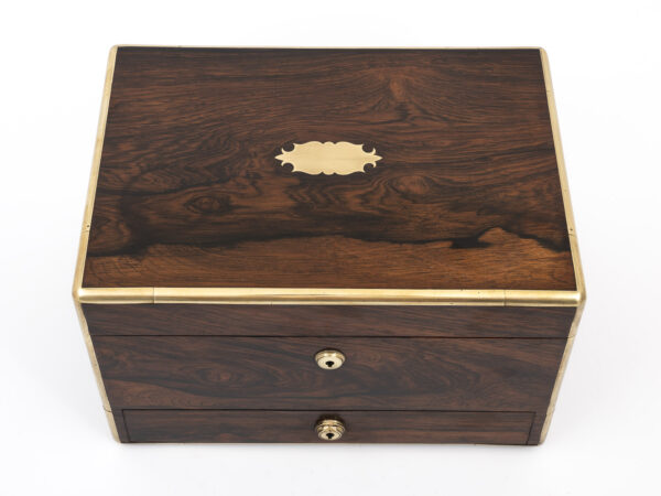 Rosewood Vanity Box top down