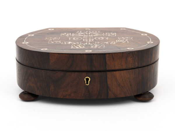 Rosewood Sewing Box eye level