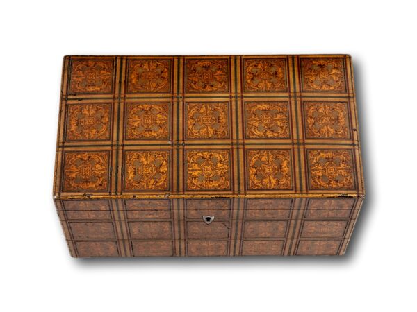 Top of the Mauchline Tea Caddy