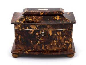 Tortoiseshell Tea Caddy