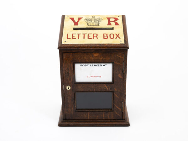 oak letter box