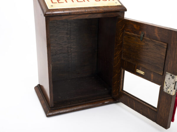 open antique letter box