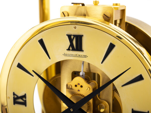 atmos clock gold dial
