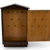 rosewood wall mount key cabinet