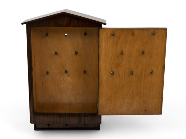rosewood wall mount key cabinet