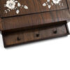 antique rosewood cabinet key hooks