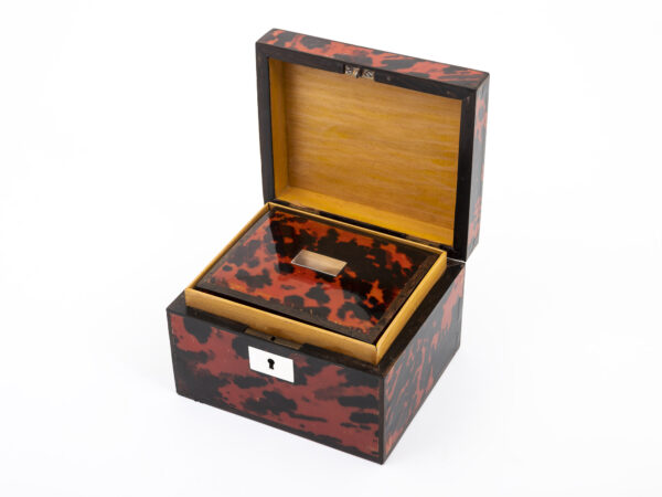 antique tortoiseshell boxes