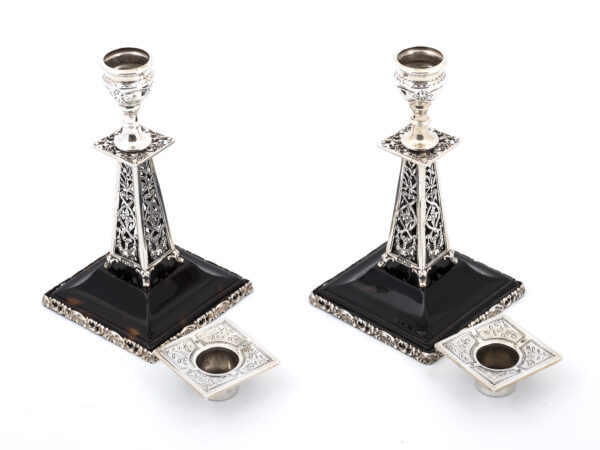 sterling silver candlesticks