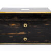 antique calamander sterling silver vanity box