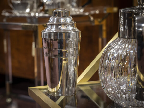 cocktail shaker on display
