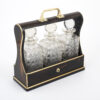 antique decanters in tantalus