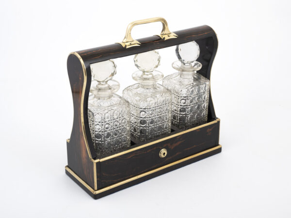 antique decanters in tantalus