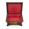 antique pink paper lined interior