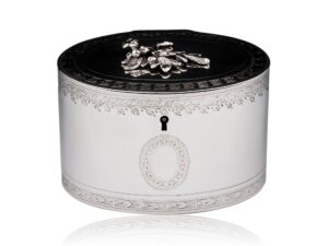 Overview of the Sterling Silver Tea Caddy