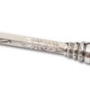 Close up of the silver mark on the propelling pencil