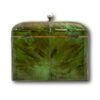Rear profile of the tea caddy