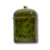 Side profile of the tea caddy
