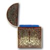 Side profile of an open boulle box