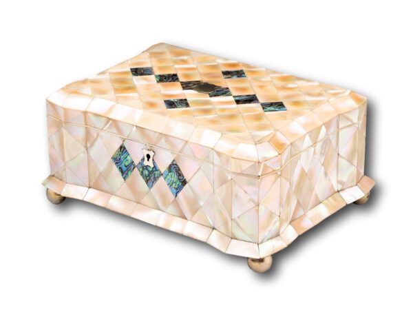 Overview of the Mother of Pearl Jewellery Box