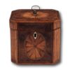 Overview of the Georgian Burr Yew Tea Caddy