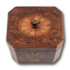 Top of the Georgian Burr Yew Tea Caddy