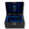View of the interior of the jewellery box