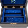 View of the interior of the jewellery box