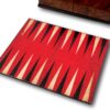 View of the backgammon board