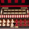 View of the interior of the games compendium box
