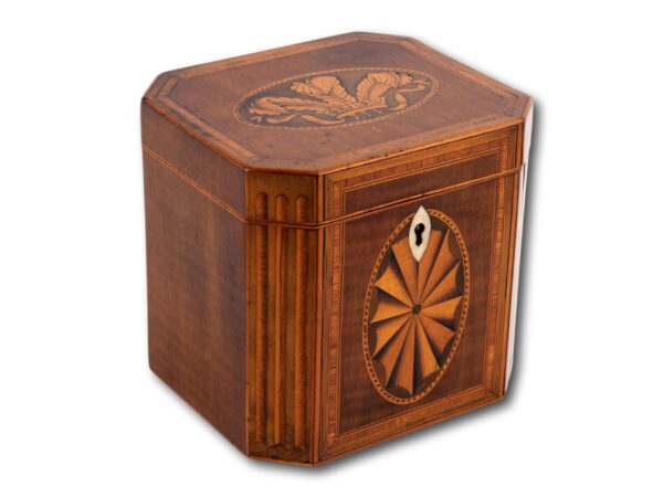 Overview of the front tea caddy