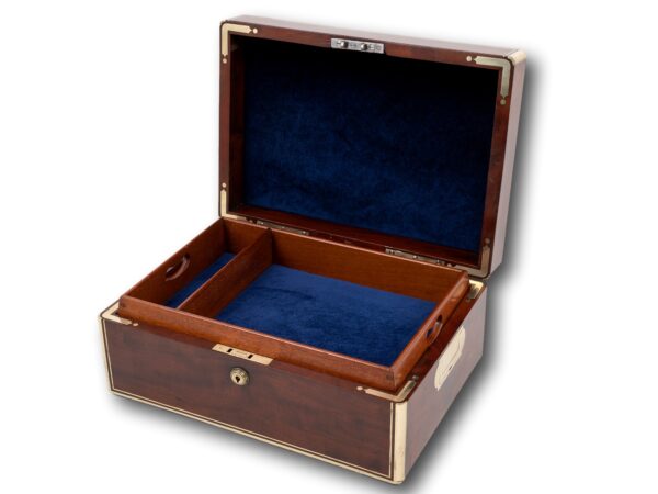 View of the interior of the Jewellery box