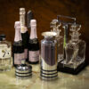 View of the cocktail shaker in a decorative collectors setting