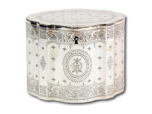 Overview of the Sterling Silver Tea Caddy