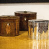 Tea Caddy in a decorative collection setting
