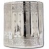 Side profile of the Sterling Silver Tea Caddy