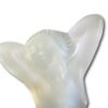 Close up of the face of the Rene Lalique car mascot
