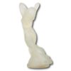 Side profile of the Rene Lalique car mascot vitesse