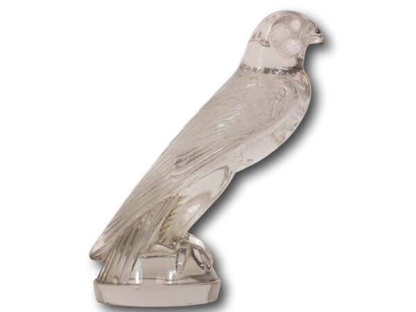 Side of the Falcon Rene Lalique car mascot