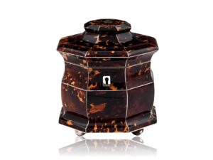 Overview of the Tortoiseshell Tea Caddy