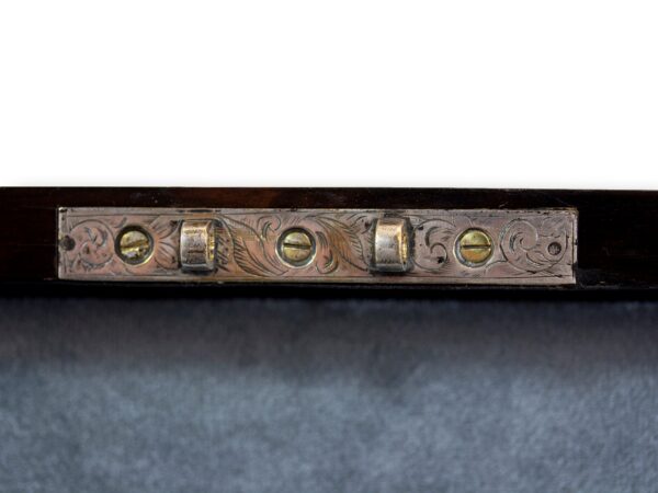 Close up of the lockplate