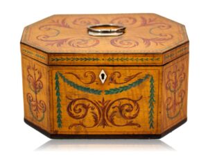 Front of the Georgian Tea Caddy