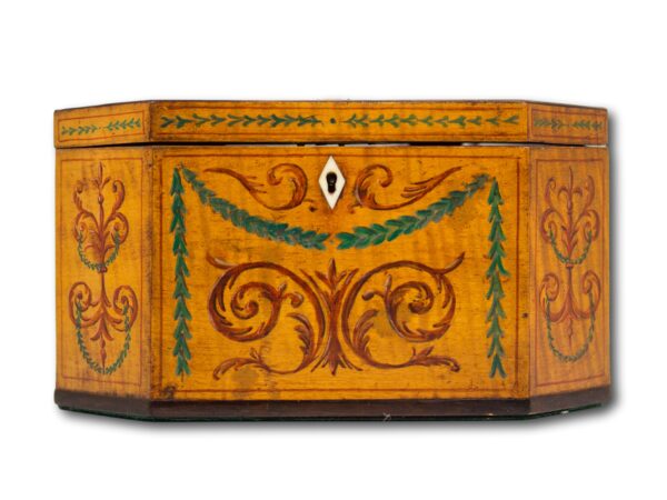 Front of the Georgian Tea Caddy