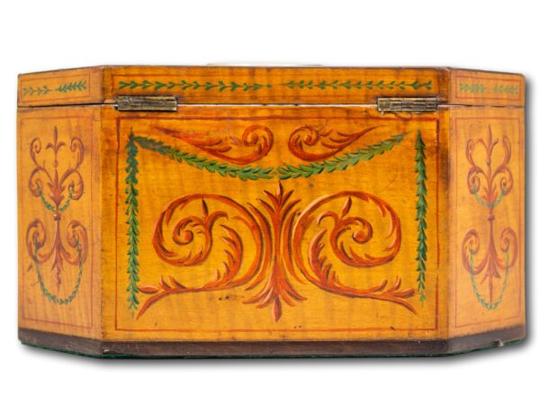 Rear of the Georgian Tea Caddy