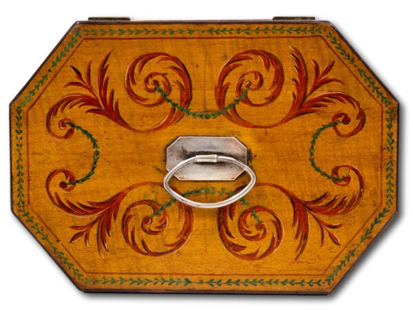 Lid of the Georgian Tea Caddy