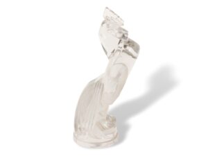 Overview of the Rene Lalique Coq Houdan Car Mascot