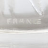 Close up of the France engraved mark