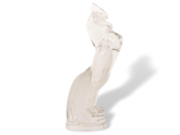 Side profile of the Rene Lalique Coq Houdan Car Mascot